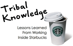 Starbucks Tribal Knowledge graphic
